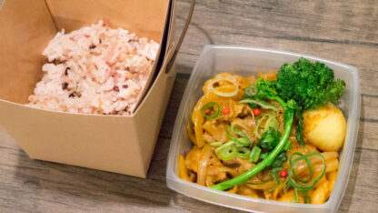 京もち豚のどんぶり弁当